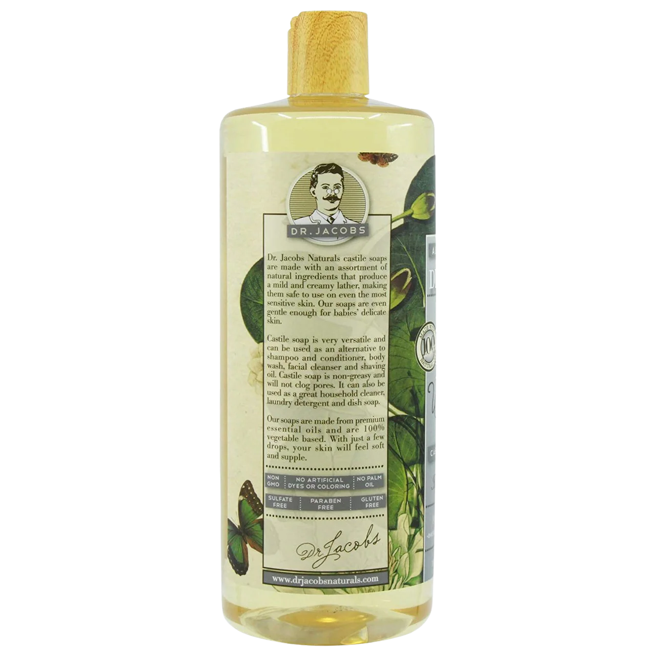 Unscented Liquid Castile Soap Body Wash - Image 2