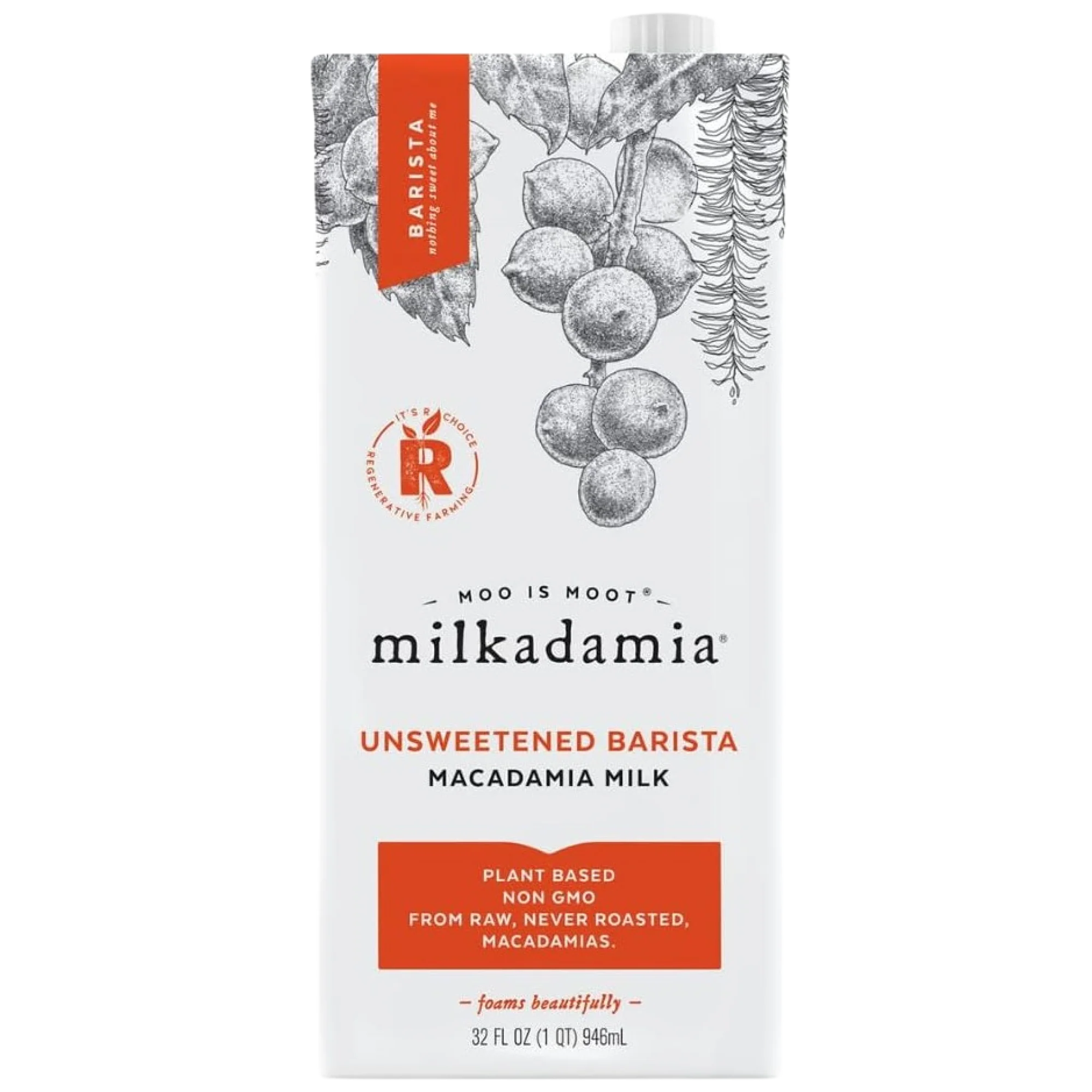 Unsweetened Barista Macadamia Milk