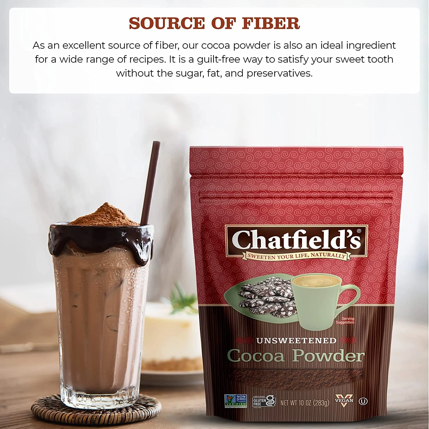 Unsweetened Cocoa Powder Pouch - Image 3