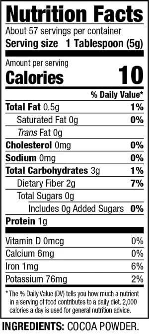 Unsweetened Cocoa Powder Pouch - Image 4