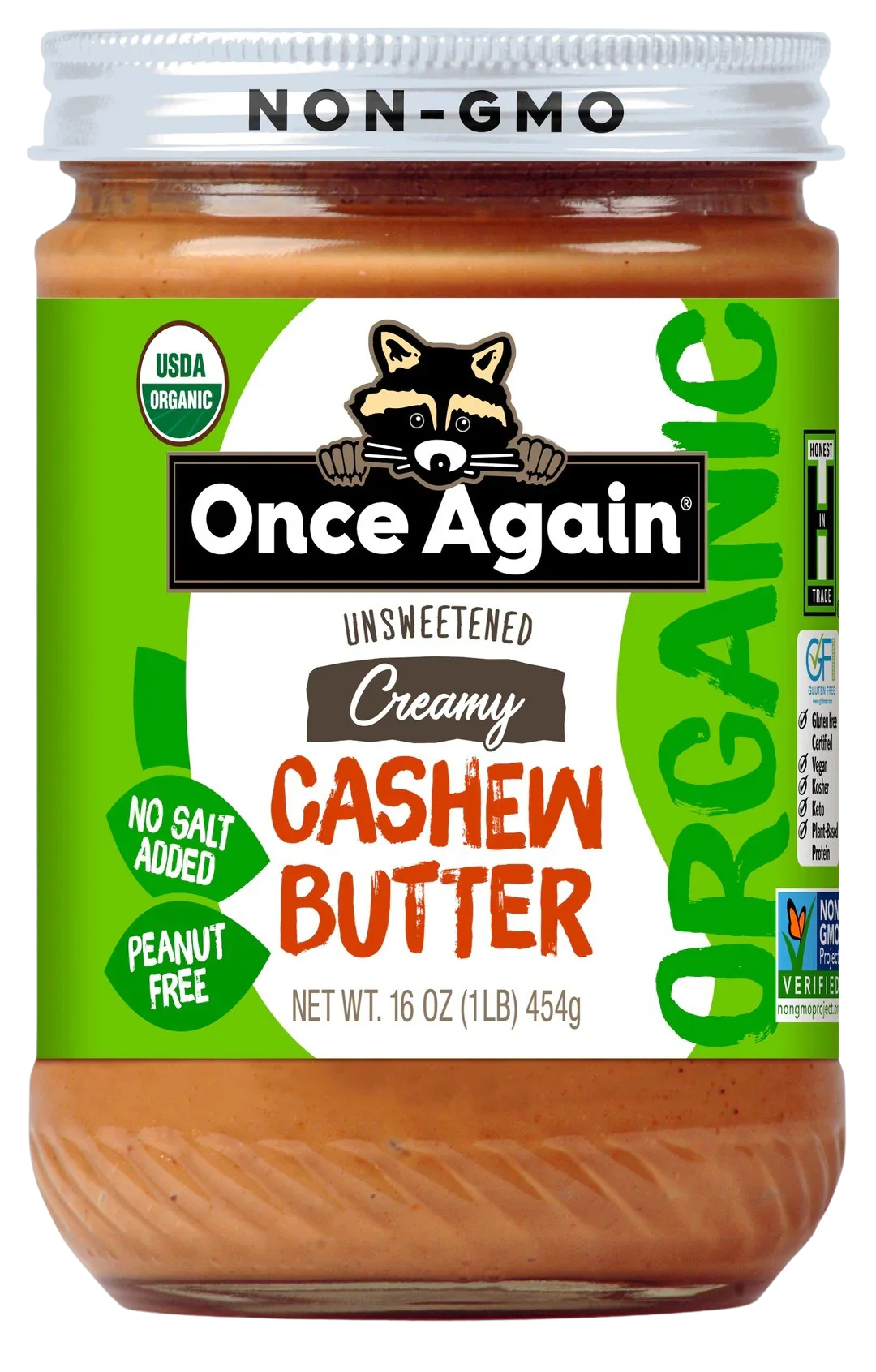 Unsweetened Creamy Cashew Butter