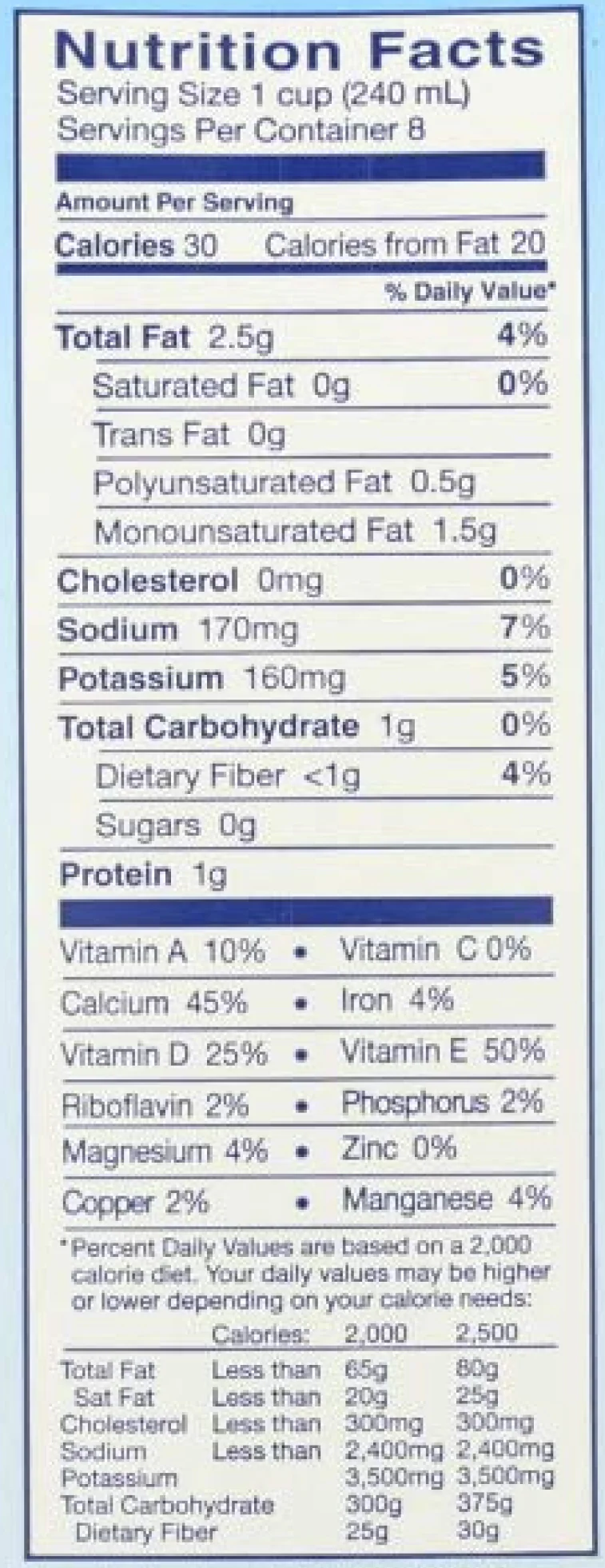 Unsweetened Vanilla Almond Milk - Image 3