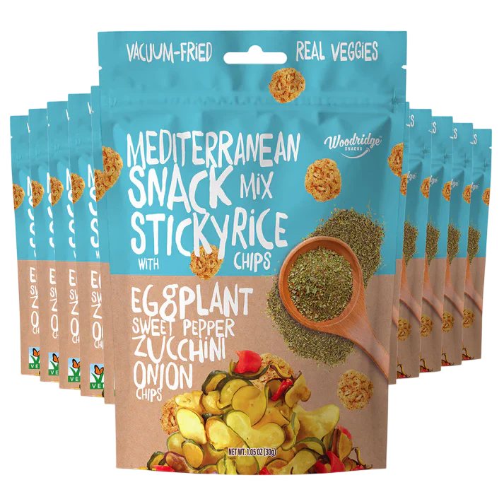 Vacuum Fried Veggies with Sticky Rice Chips (12 CT)