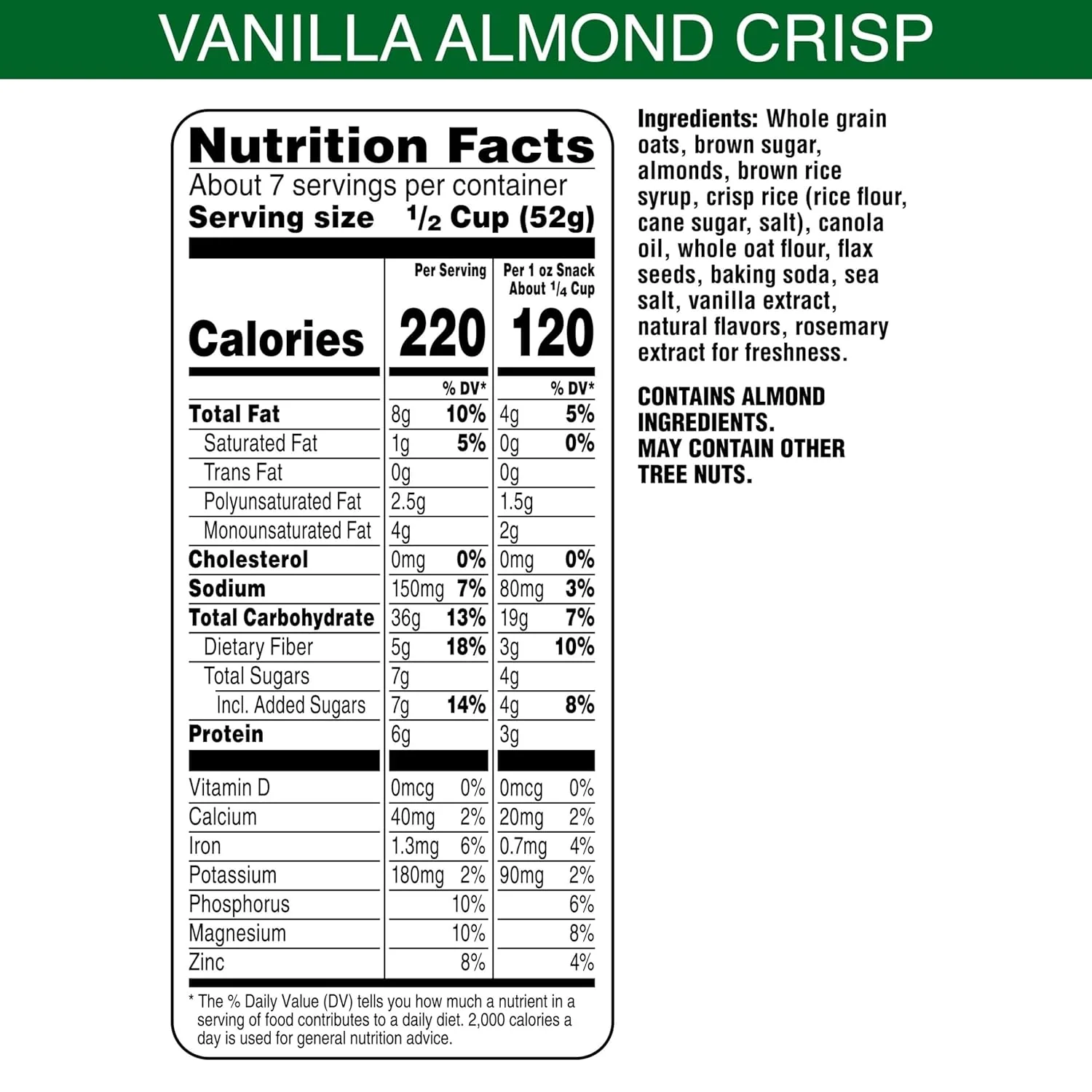 Vanilla Almond Crisp Granola - Image 3
