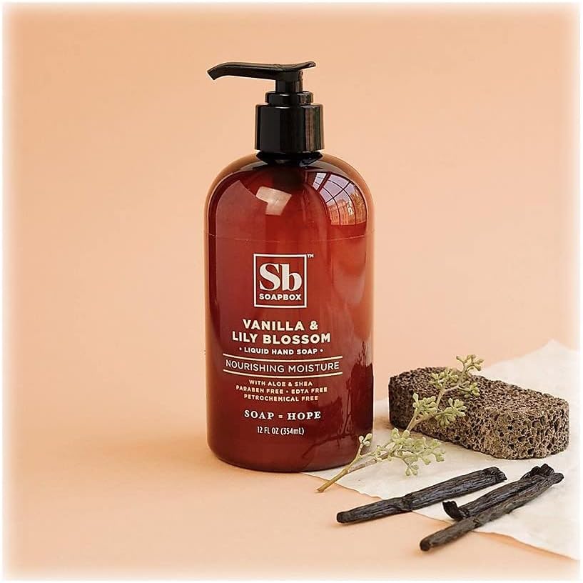 Vanilla And Lily Blossom Liquid Hand Soap - Image 3