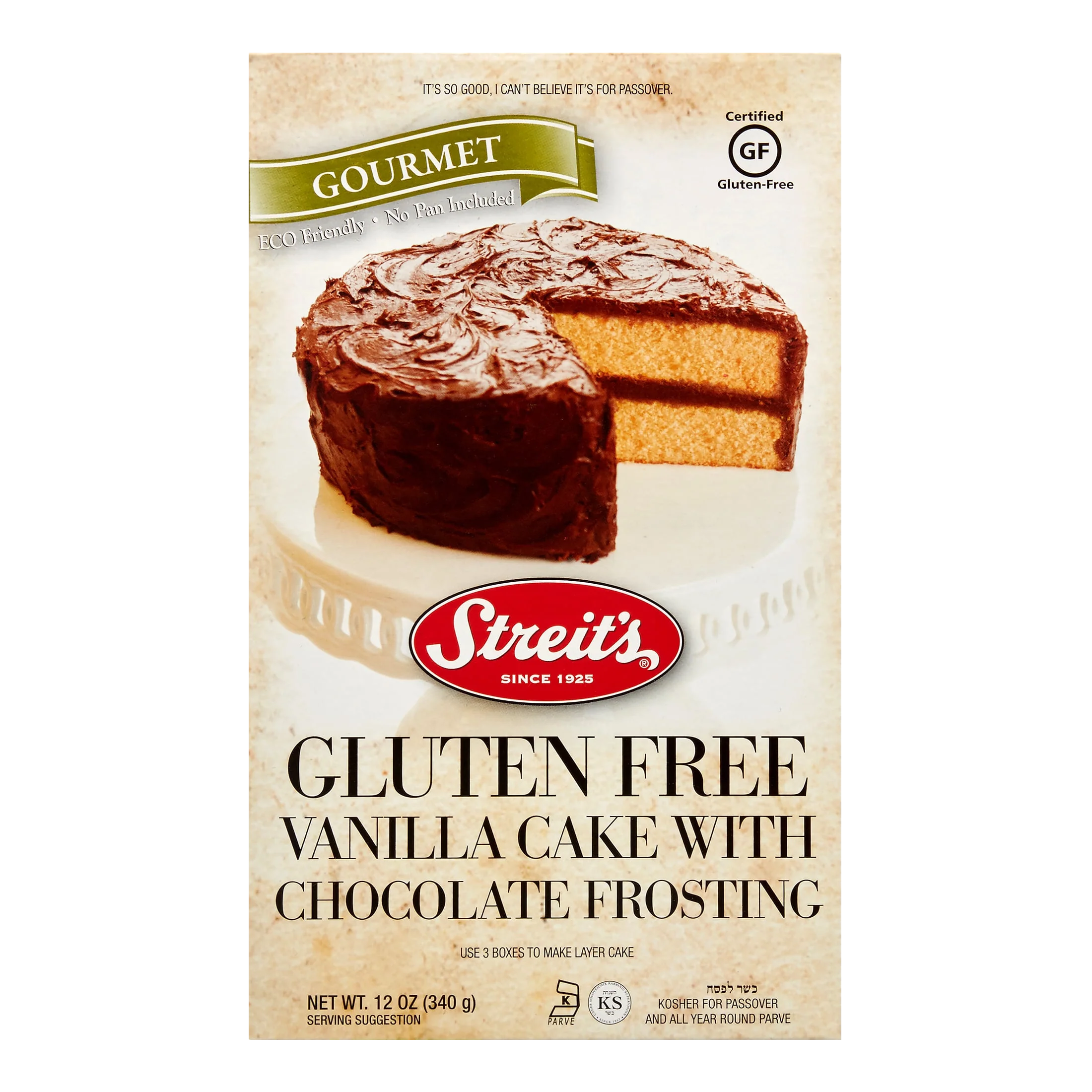 Vanilla Cake with Chocolate Frosting