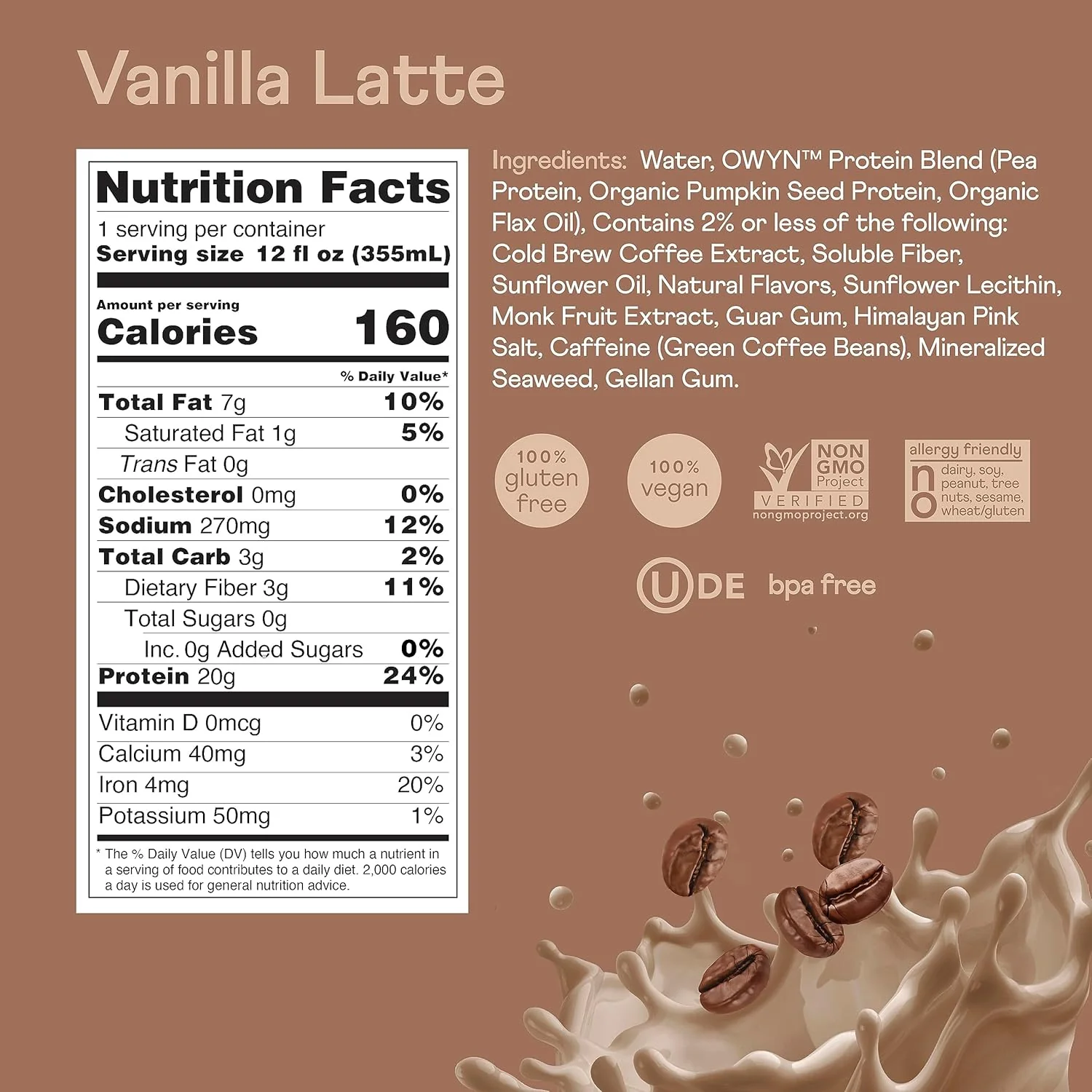 Vanilla Latte Coffee Shake (12 Pack) - Image 4