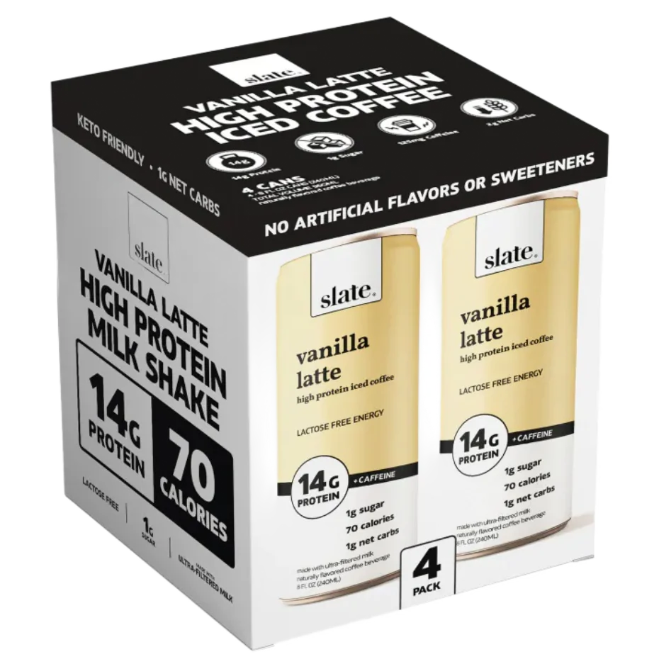 Vanilla Latte High Protein Iced Coffee (4 Pack)
