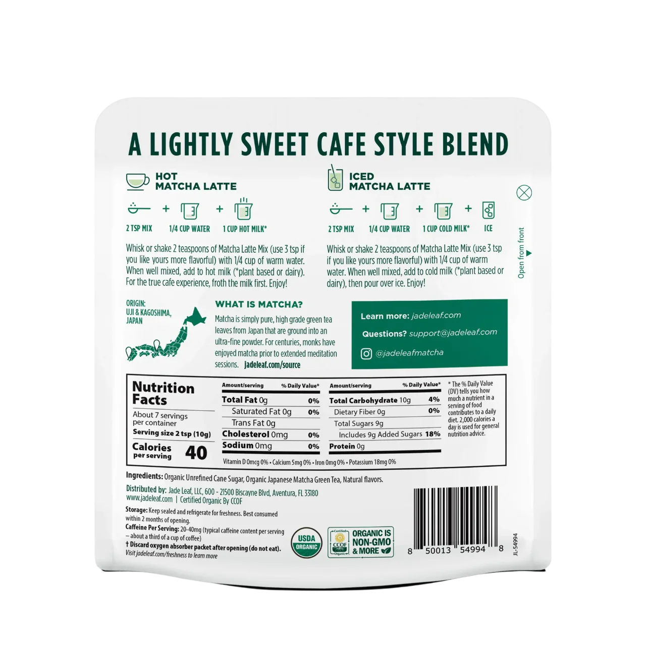 Vanilla Matcha Latte - Image 2