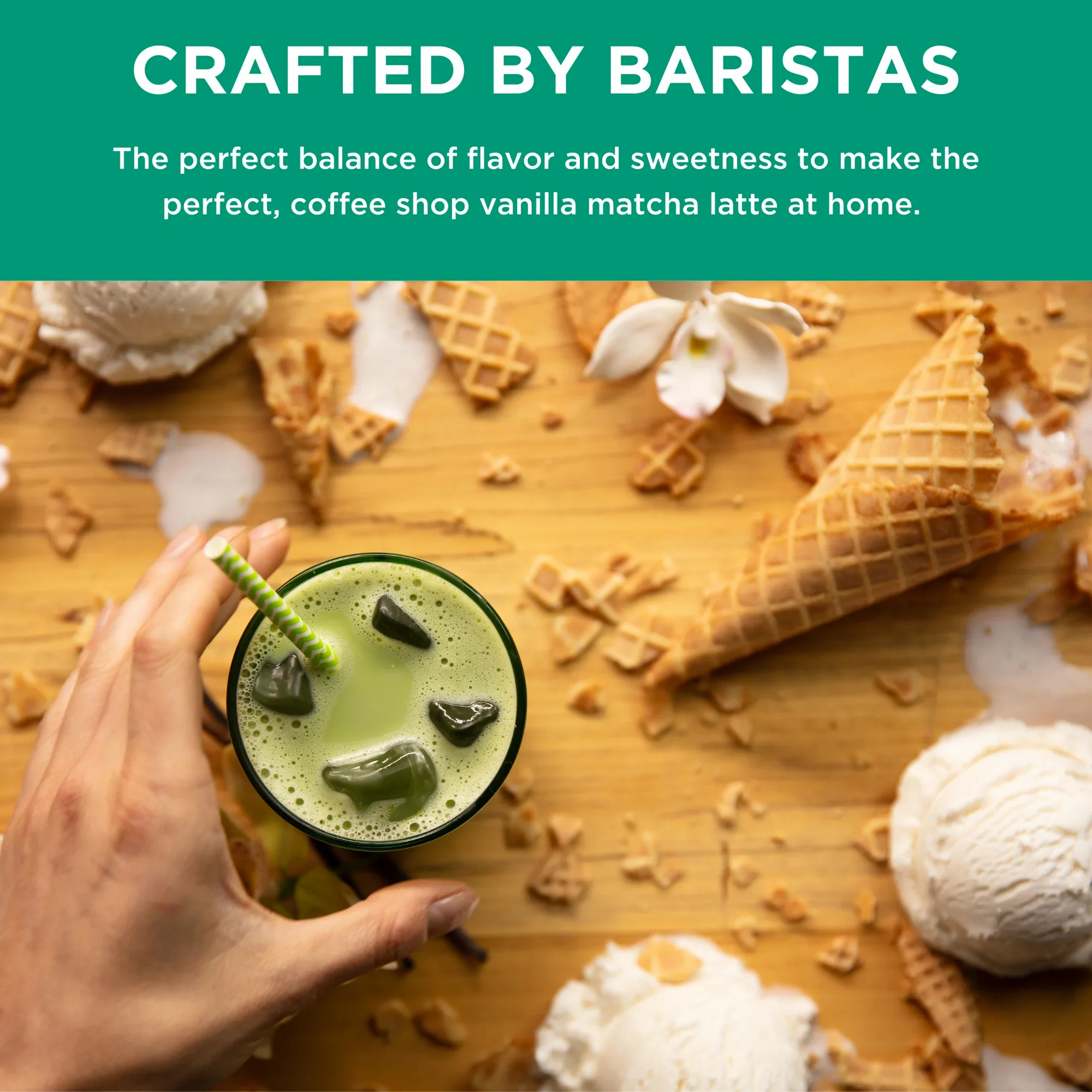 Vanilla Matcha Latte - Image 5
