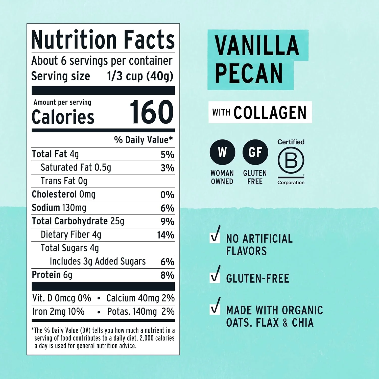 Vanilla Pecan Collagen Oats - Image 5