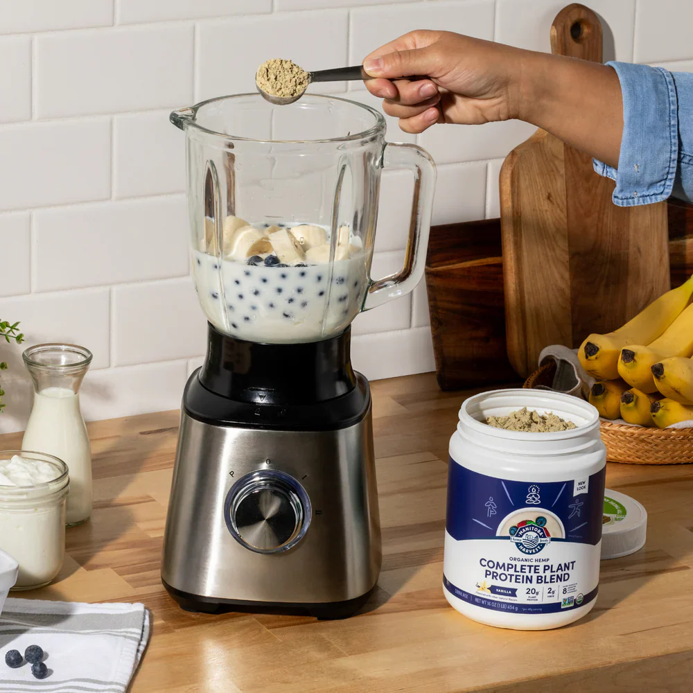 Organic Hemp Vanilla Plant-Based Protein Powder - Image 4