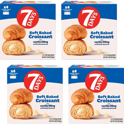 Vanilla Soft Croissant (4 Pack)