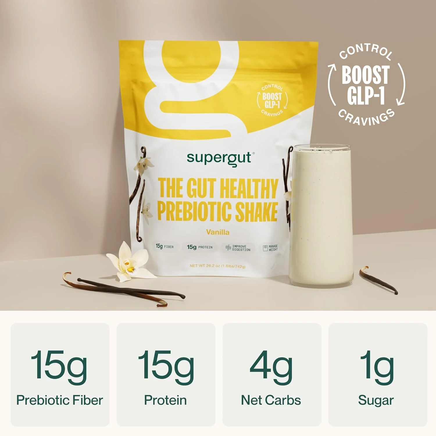 Vanilla The Gut Healthy Prebiotic Shake - Image 2