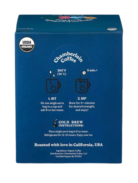 Variety Box Medium Dark Roast Steeped Single Coffee Bags (10 CT) - Image 3