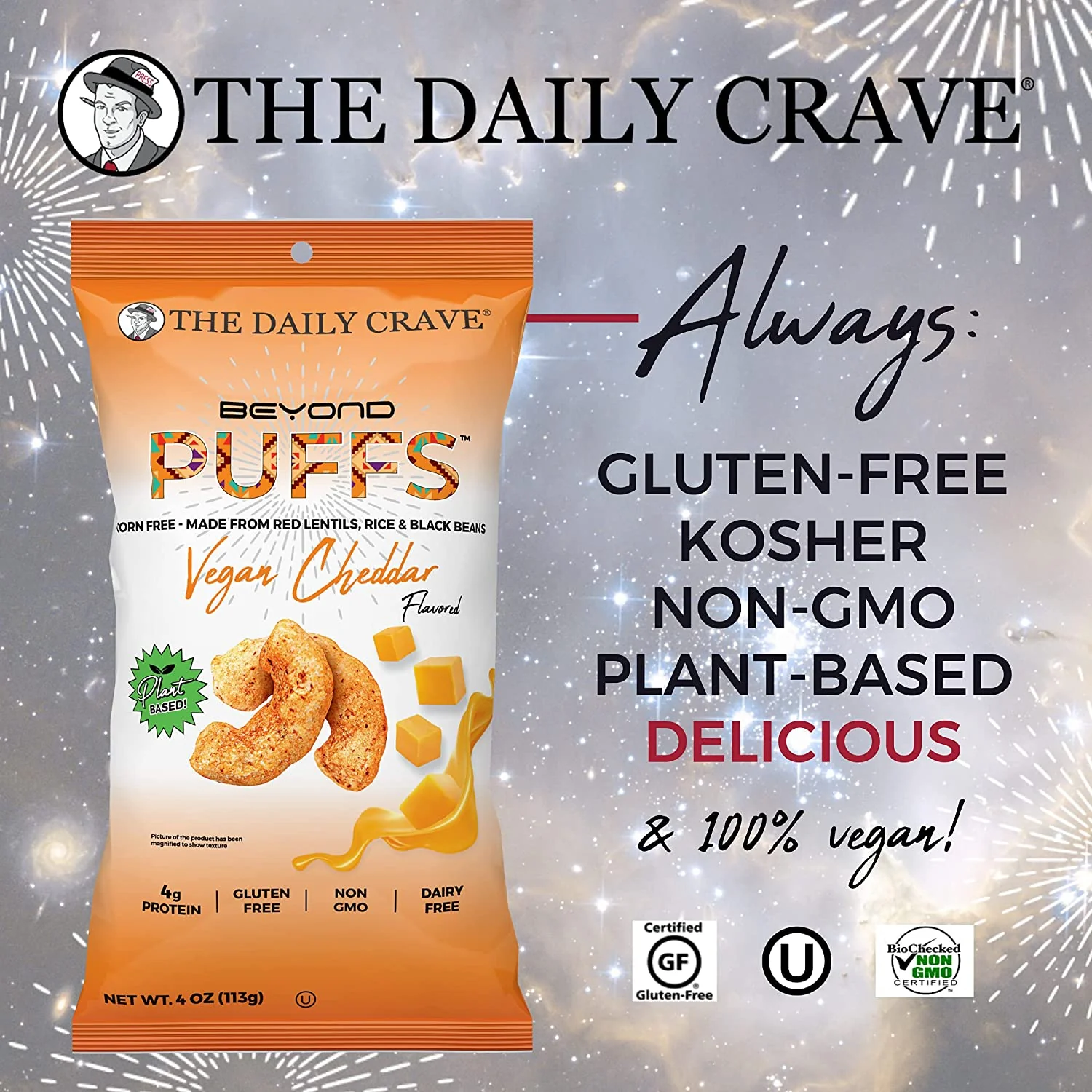 Vegan Cheddar Beyond Puffs - Image 3