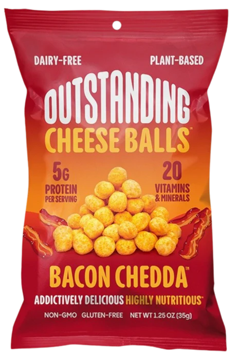 Vegan Cheese Balls Bacon Chedda