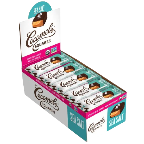 Chocolate-covered Cocomels - Coconut Milk Caramels Non-Dairy (15 Pack)