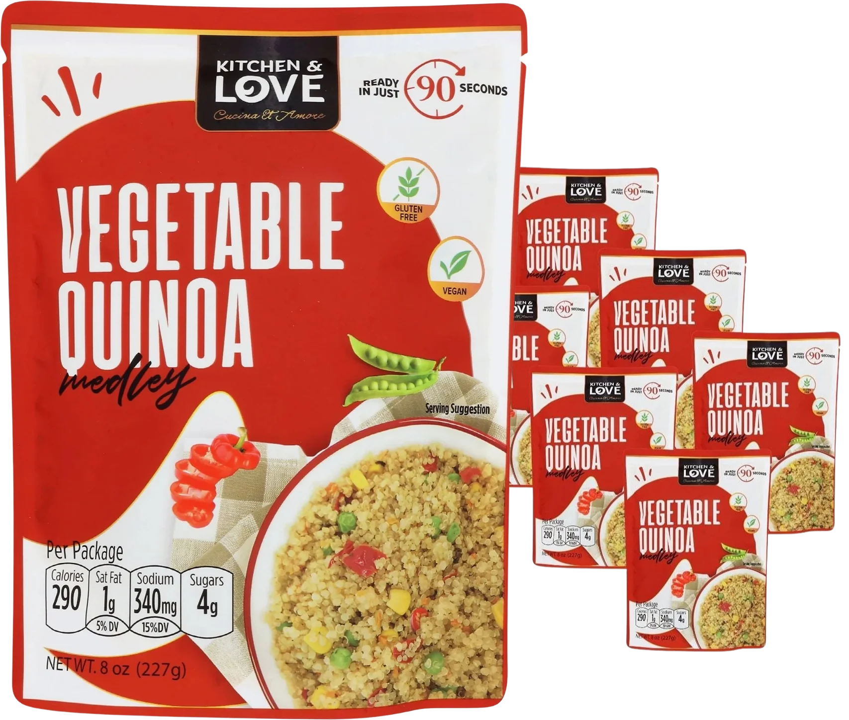 Vegetable Quinoa Medley Pouch (6 Pack)