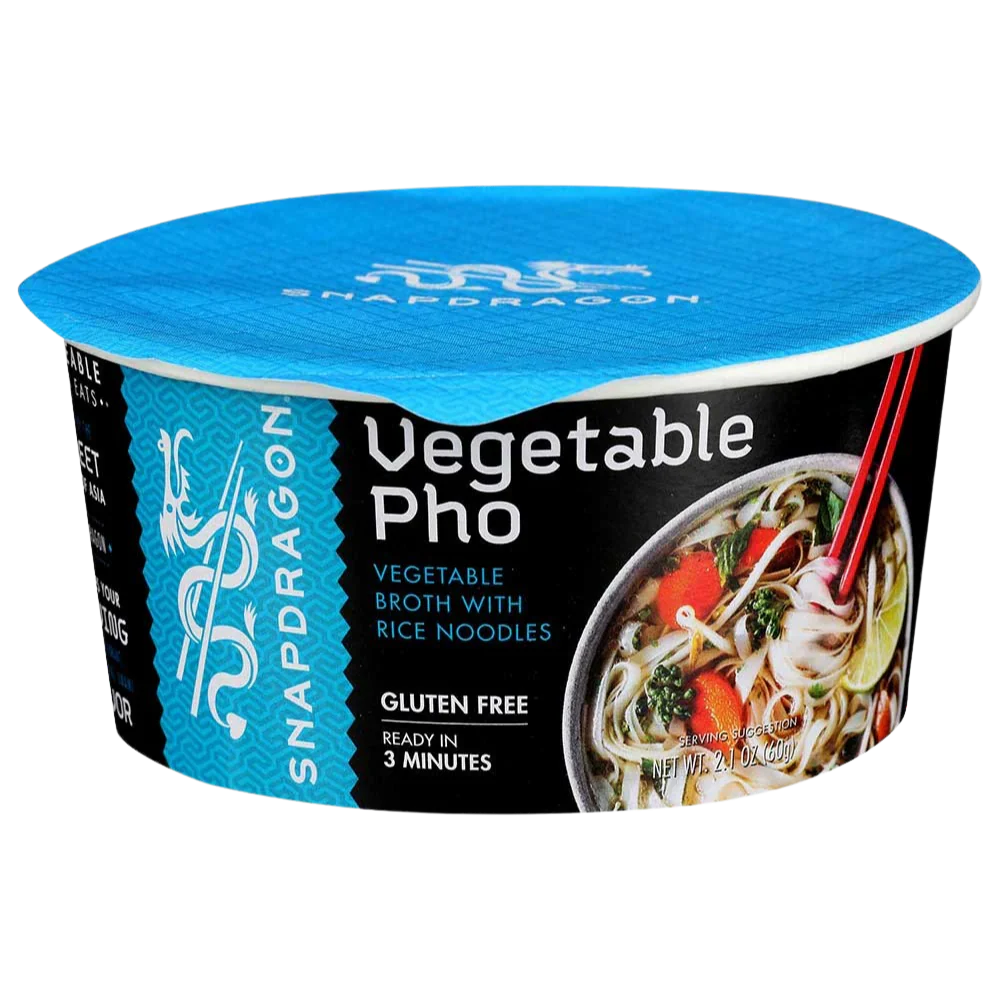 Vegetable Vietnamese Pho Soup Bowl