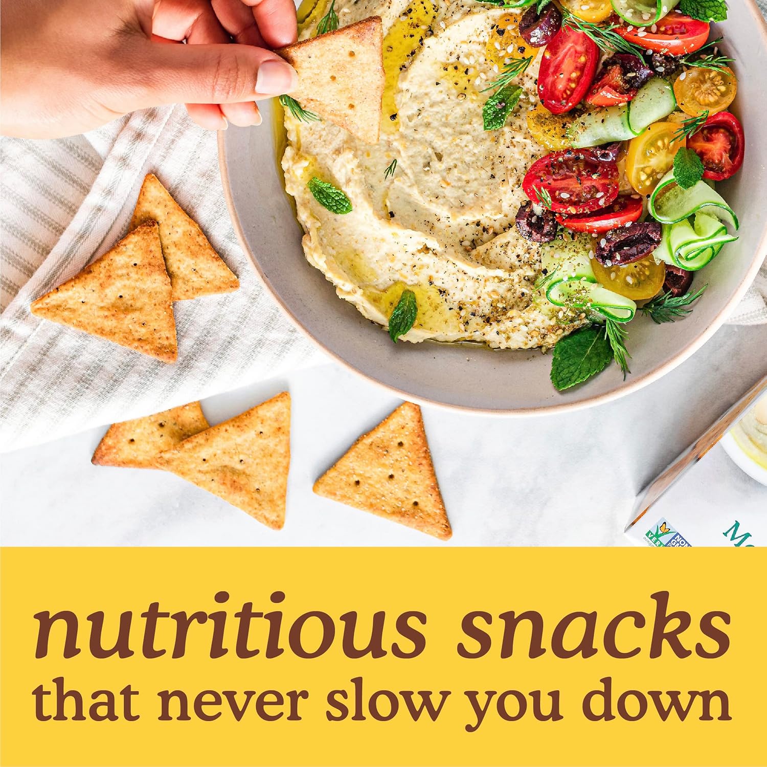 Veggie Pita Crackers - Mediterranean Herb (3 Pack) - Image 2