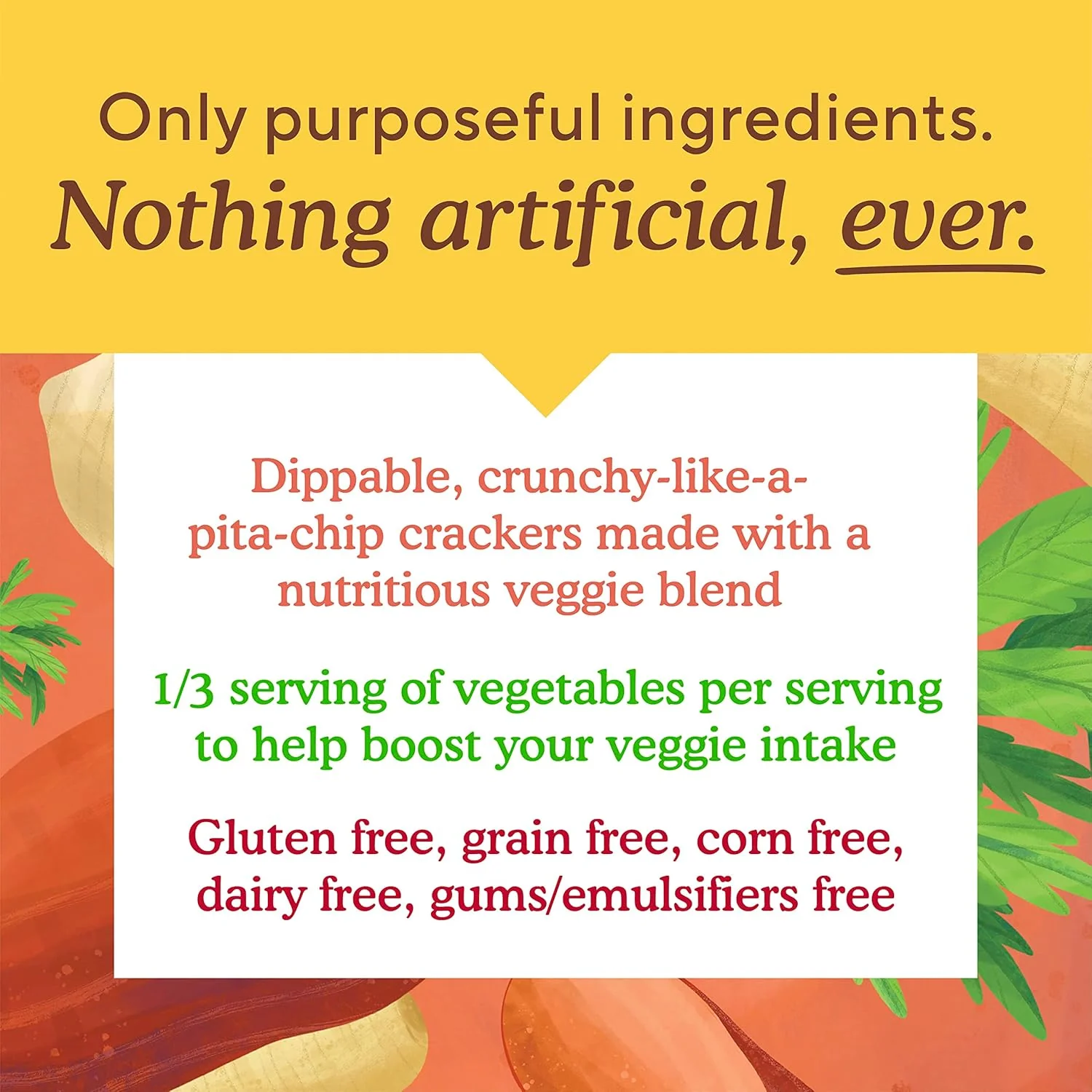 Veggie Pita Crackers - Mediterranean Herb (3 Pack) - Image 3
