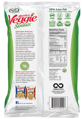 Veggie Straws Sea Salt - Image 2