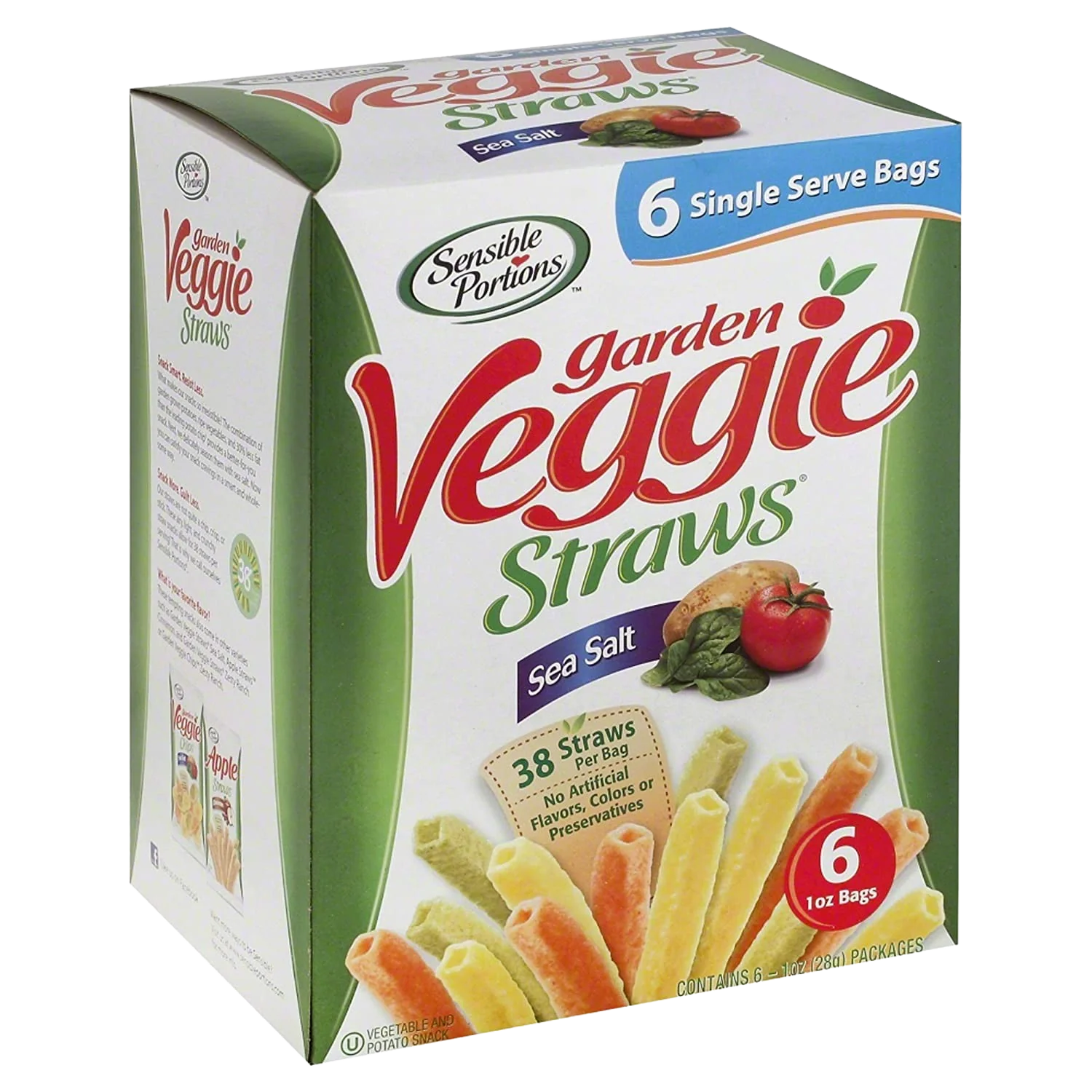 Veggie Straws Sea Salt (6 Pack)