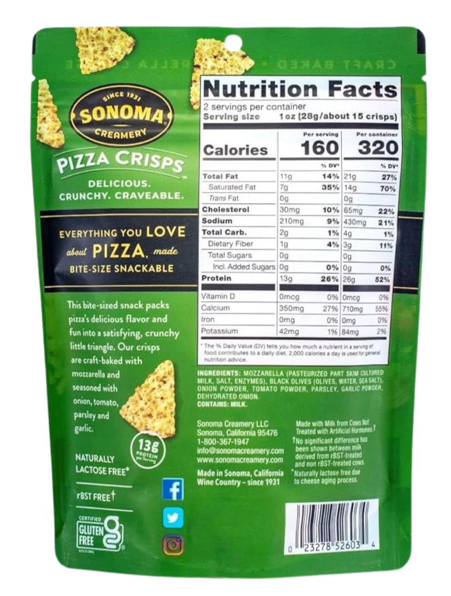 Veggie Supreme Pizza Crisps - Image 3