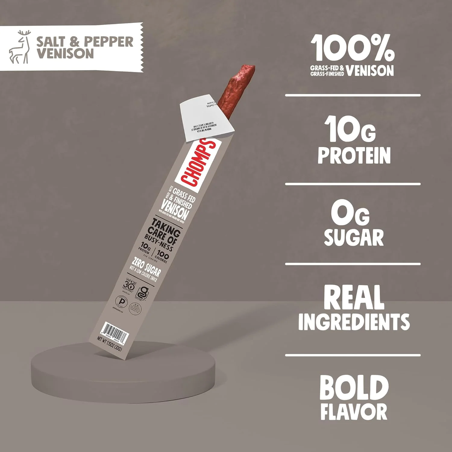 Venison Pepper & Sea Salt Stick (24 CT) - Image 3