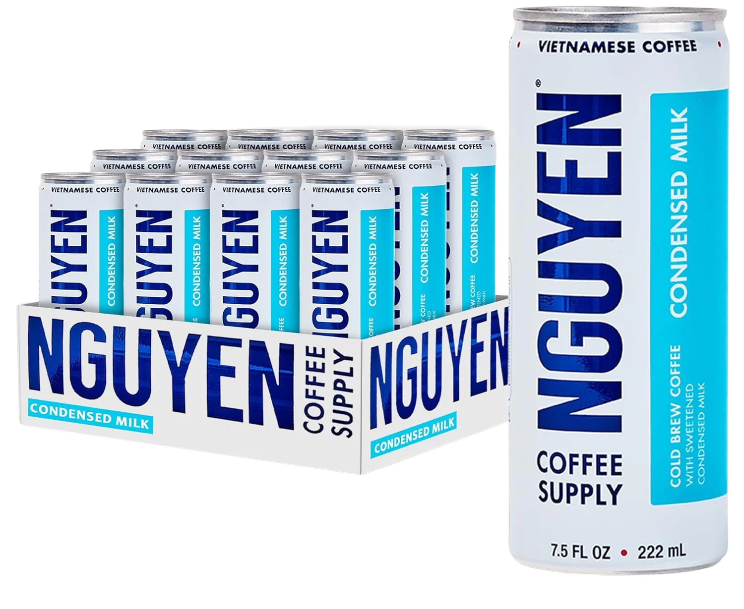 Vietnamese Cold Brew Coffee with Condensed Milk (12 Pack)