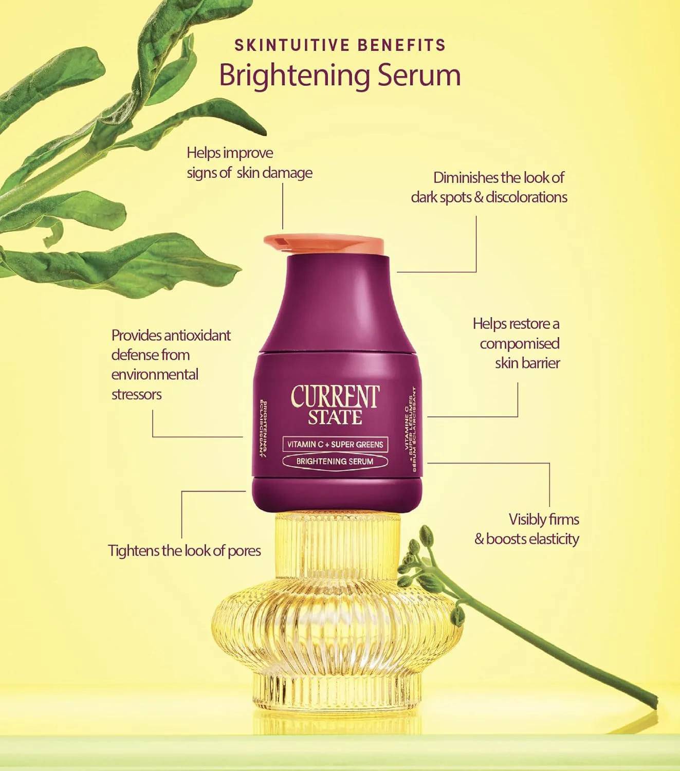Vitamin C and Super Greens Brightening Serum - Image 4