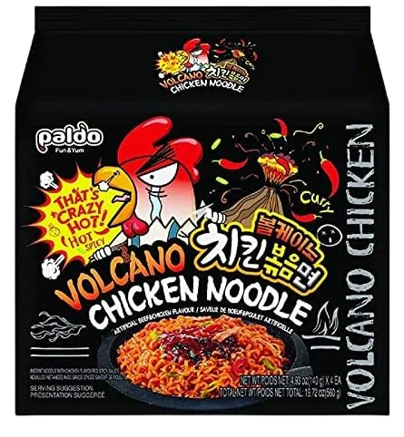 Volcano Chicken Curry Ramen (4 Pack) - Image 2
