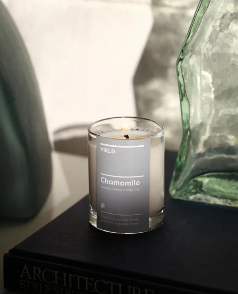 Votive Glass Candle 2.5oz  - Chamomile - Image 2