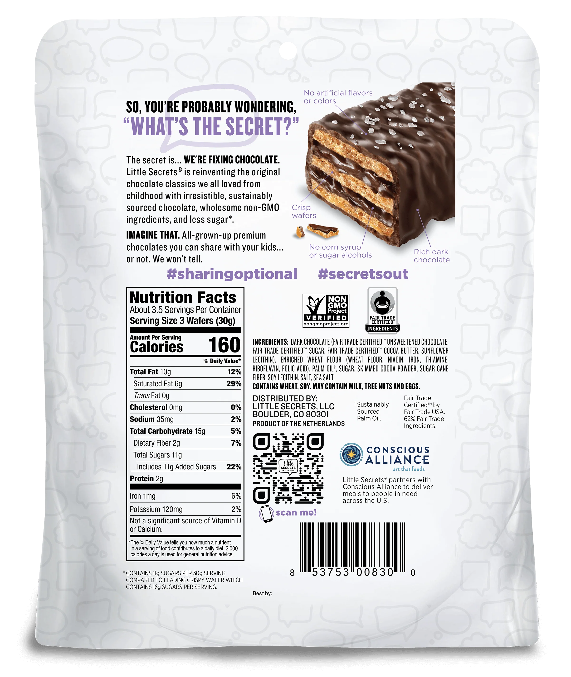 Wafer Drk Choc Sslt - Image 2