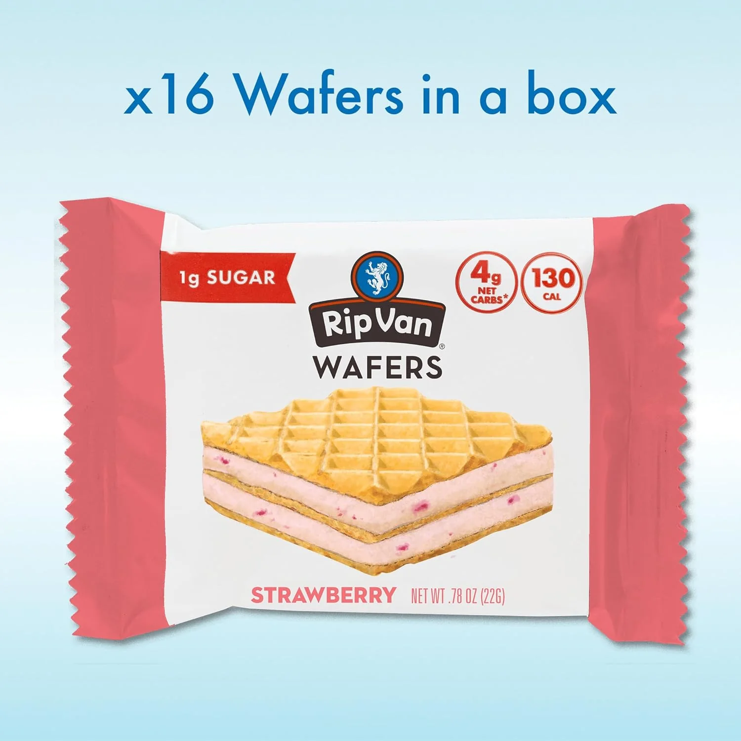 Wafer Strawberry (16 CT) - Image 2