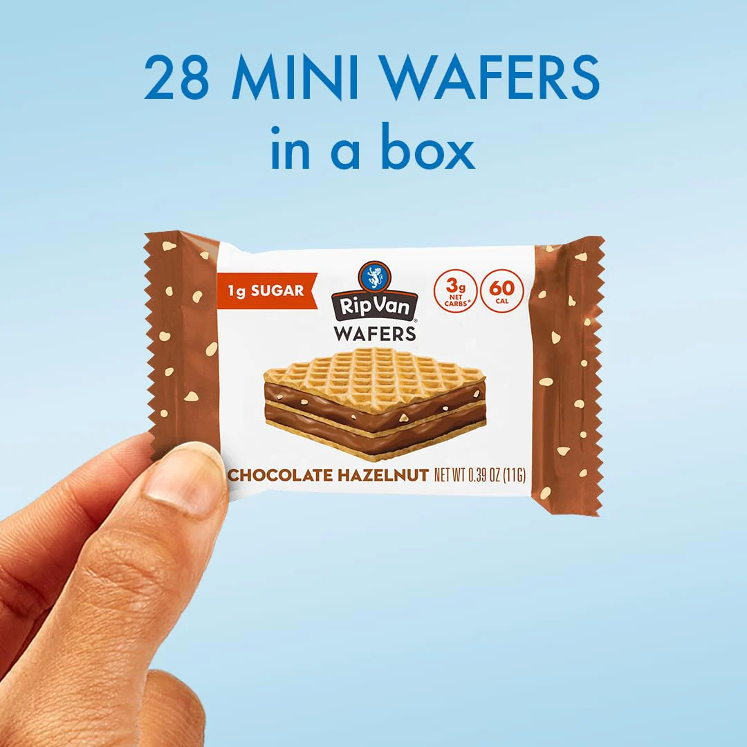 Wafers Minis - Chocolate Hazelnut (28 CT) - Image 4