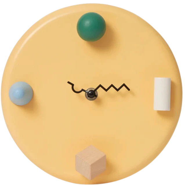 Wall Clock - Yellow