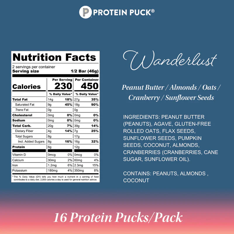 Wanderlust Multi-Pack (Peanut Butter, Oats, Cranberry) (16 CT) - Image 5