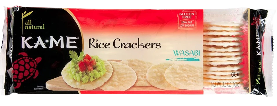 Wasabi Rice Crackers