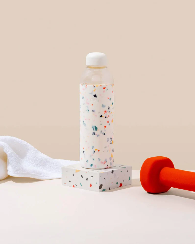 20oz Water Bottle - Terrazzo Cream - Image 2