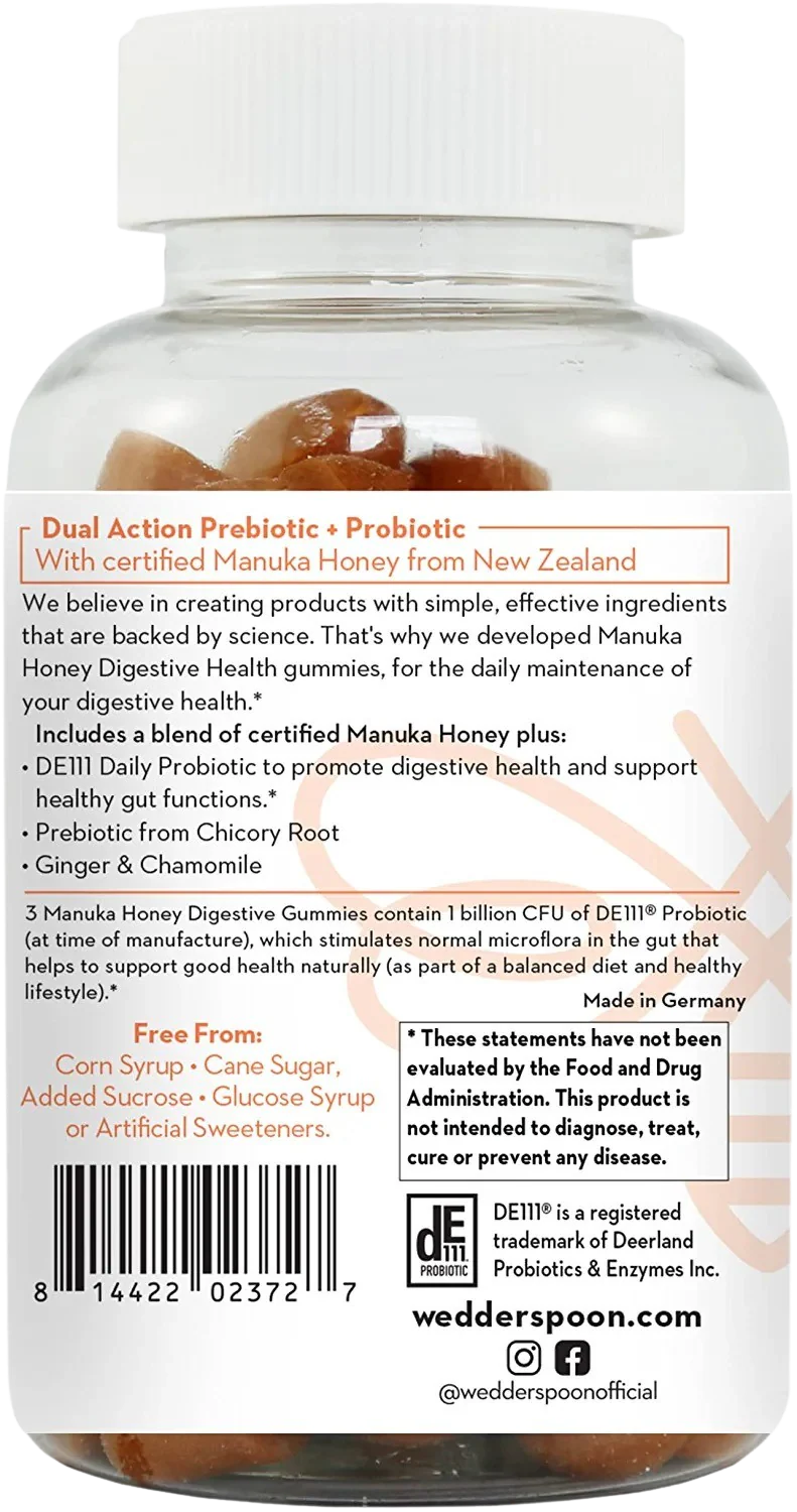 Manuka Honey Tropical Digestive Gummies - Image 2