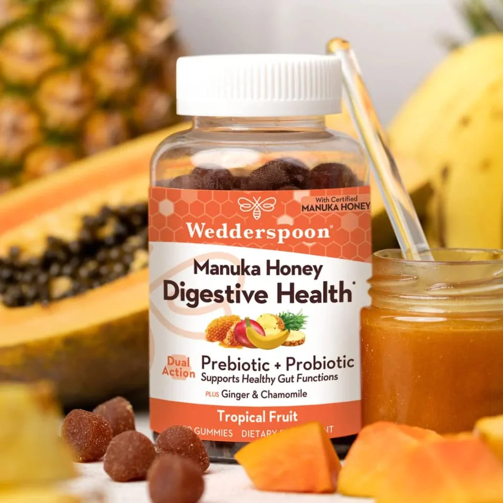 Manuka Honey Tropical Digestive Gummies - Image 3