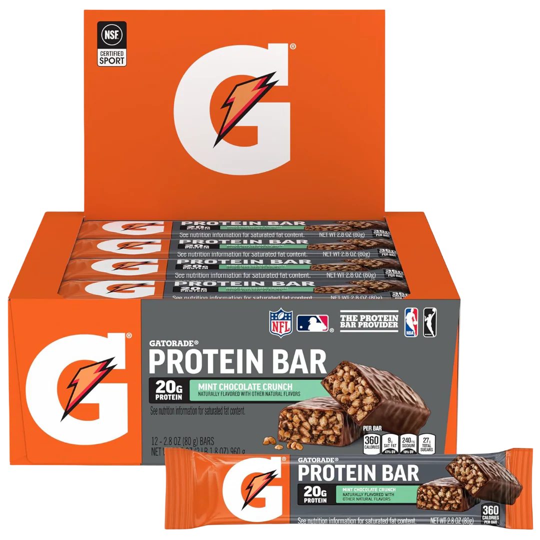 Whey Protein Bars Mint Chocolate Crunch (12 CT)