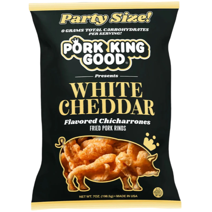 White Cheddar Fried Pork Rinds