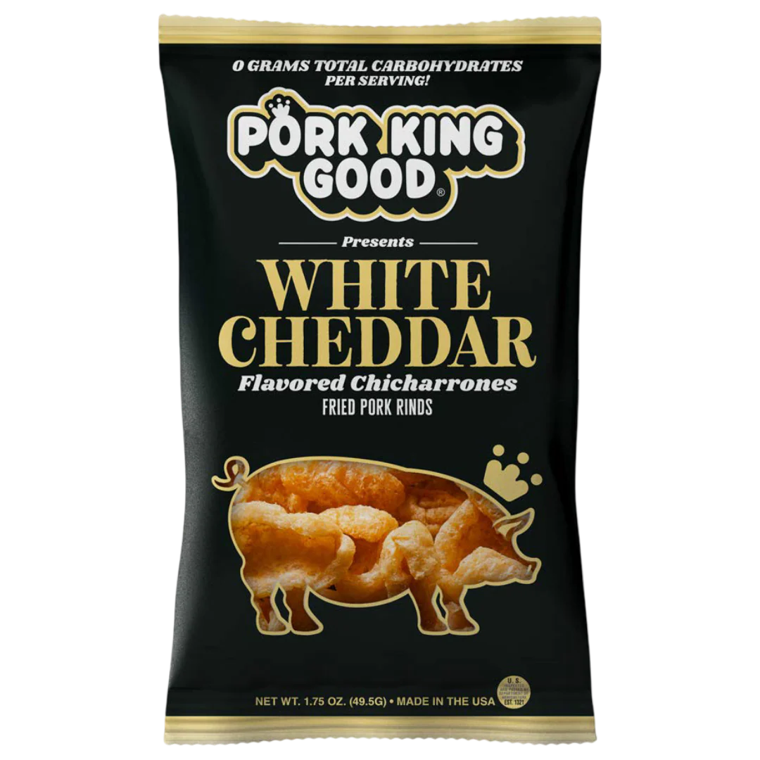 White Cheddar Fried Pork Rinds (12 CT) - Image 2