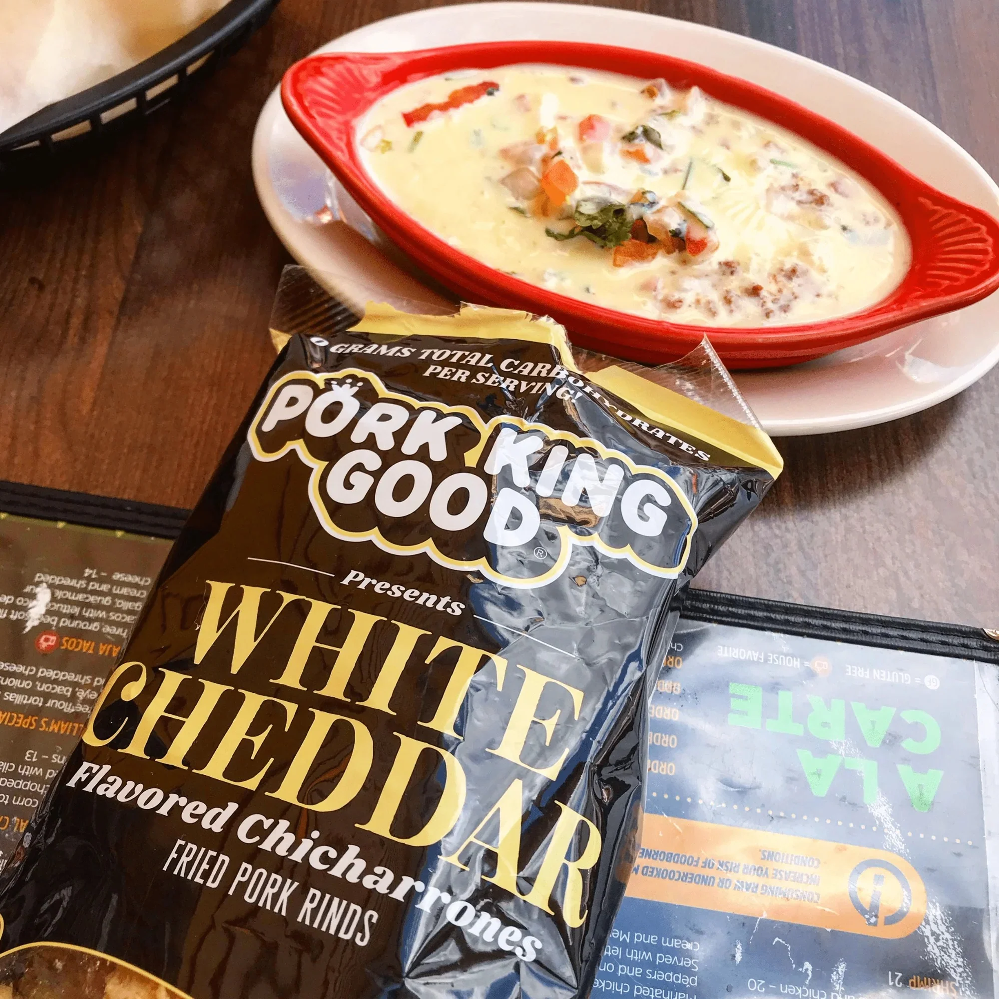 White Cheddar Fried Pork Rinds (12 CT) - Image 3
