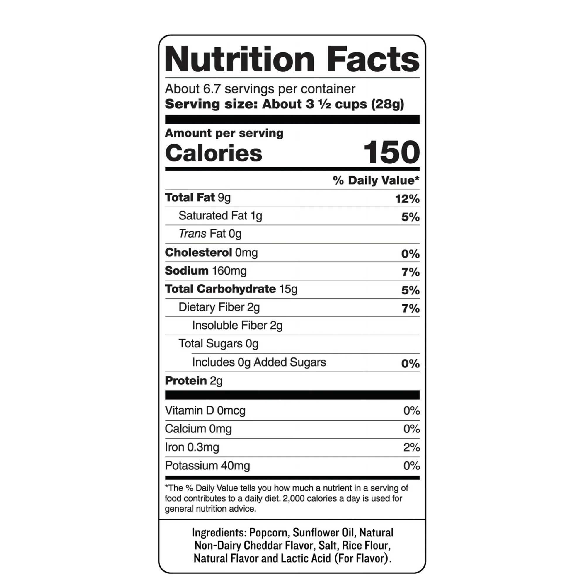 Dairy Free White Cheddar Popcorn - Image 5