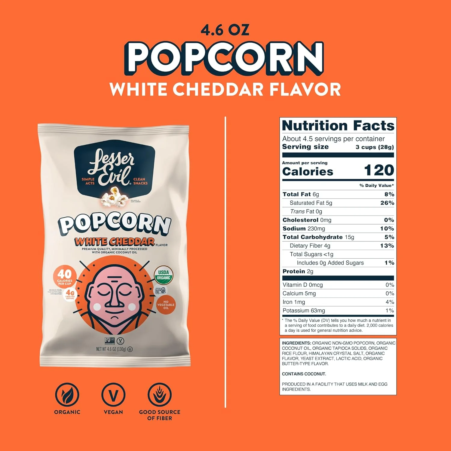 White Cheddar Popcorn - Image 4