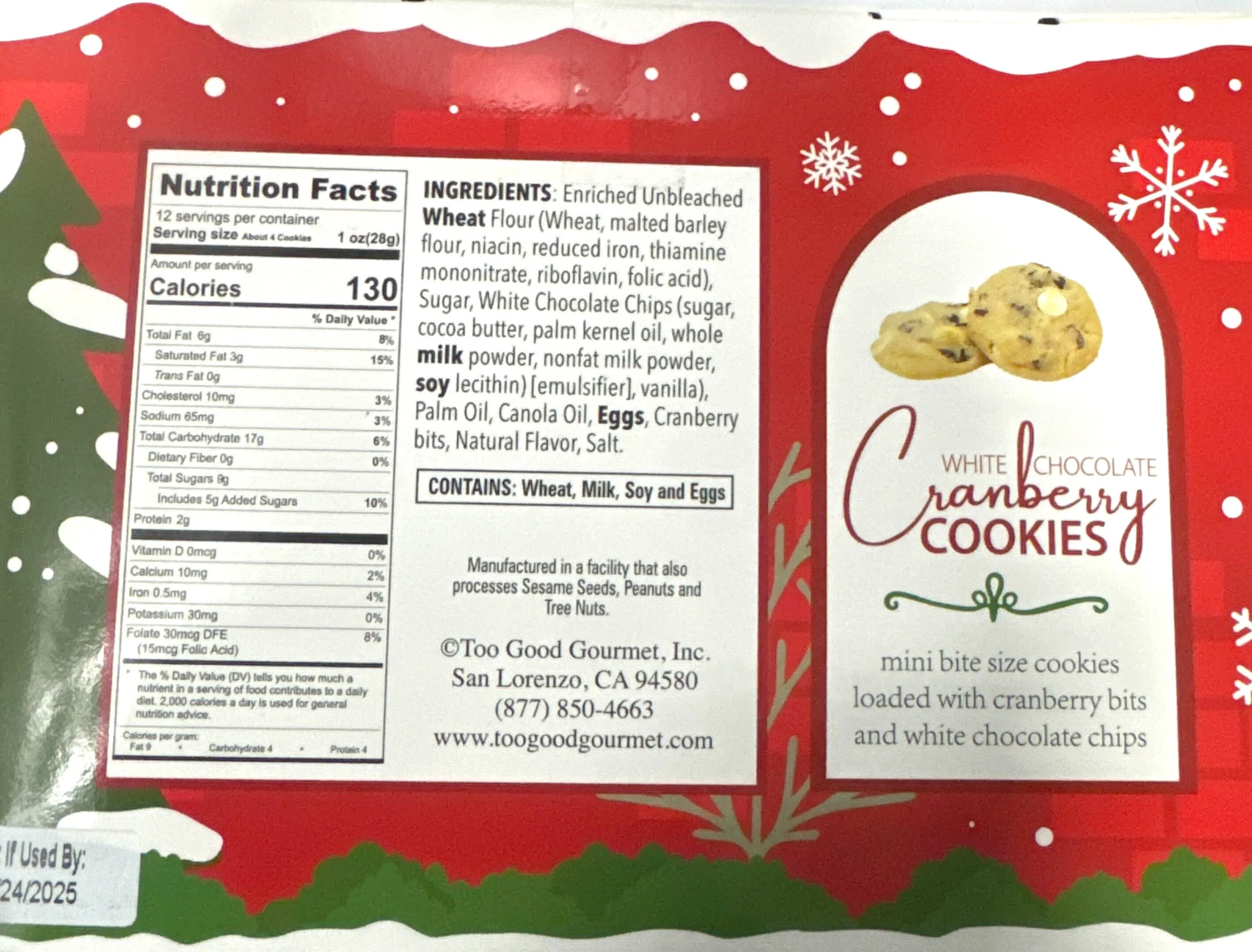 White Chocolate Cranberry Cookies - Image 2